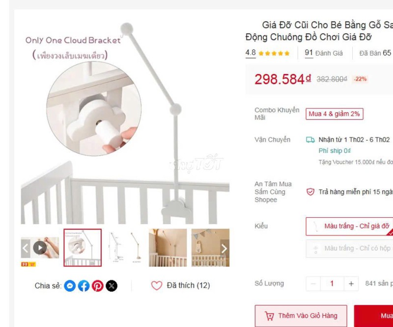 Giá Đỡ Cũi đồ chơi cho Bé Cho Bé hàng cao cấp