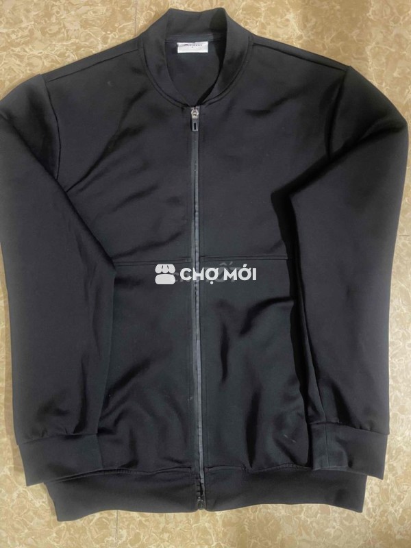 Áo khoác Bomber Nam Đen size L