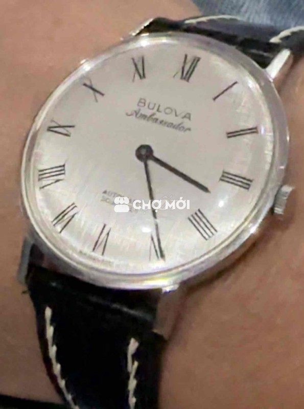 Đồng hồ Bulova Ambassador Nam 35mm Bạc