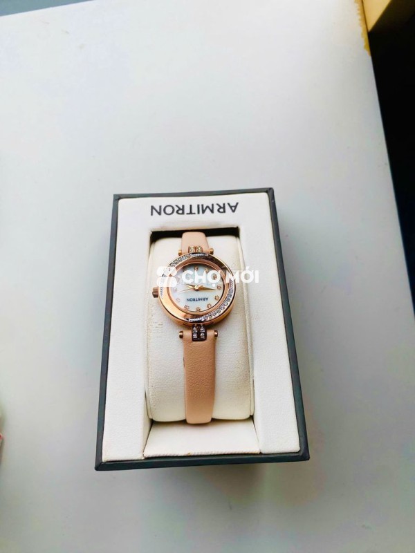 Đồng hồ đeo tay Armitron Nữ Vàng Hồng còn hộp