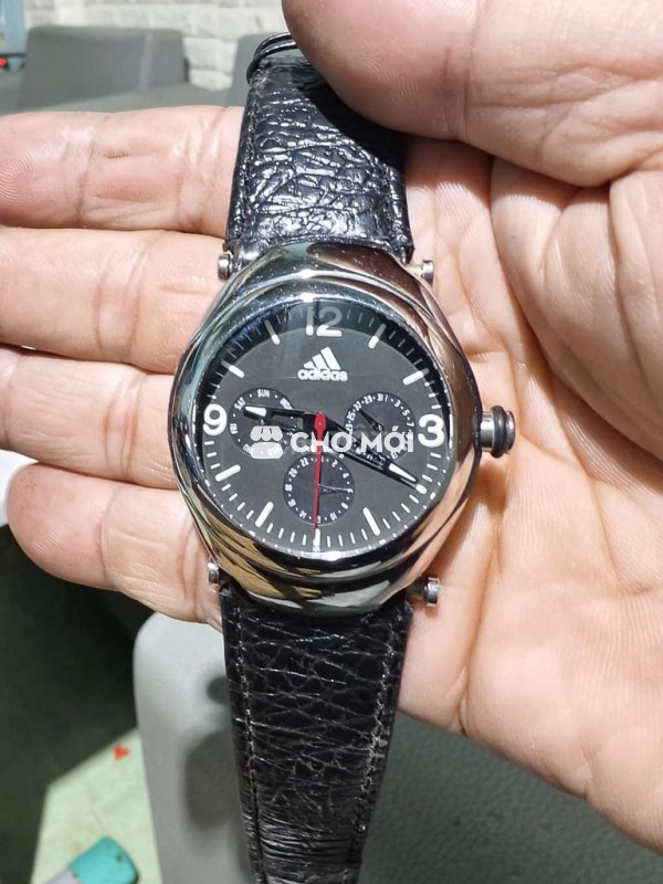 Đồng hồ Adidas nam thép đen 38.5