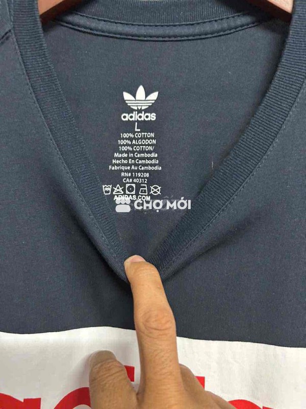 Áo phông Adidas Nam Cotton size L