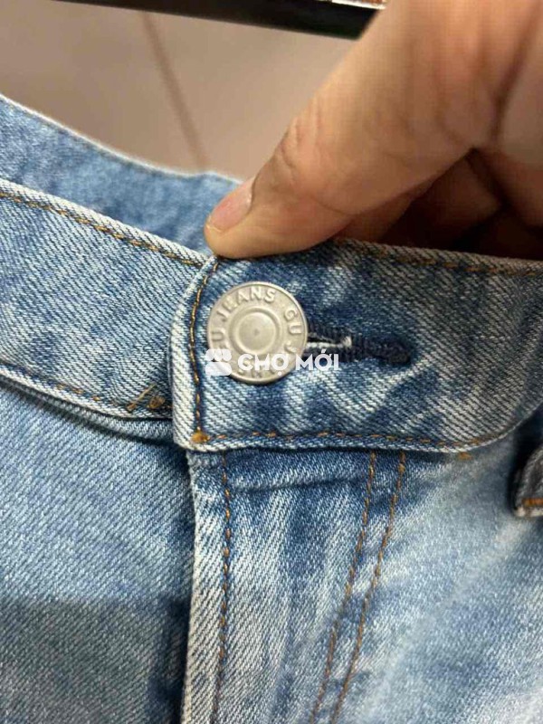 Quần jean nam vải jean xanh nhạt