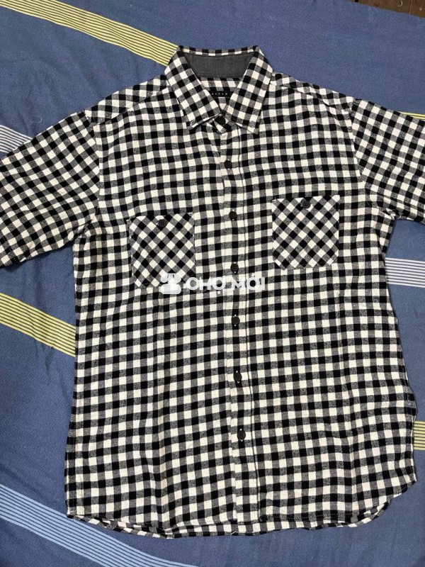 Áo sơ mi nam ANDREW kẻ caro size M