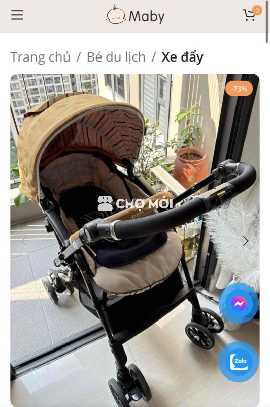 Xe đẩy Combi Sugocal 4Cas màu cỏ úa