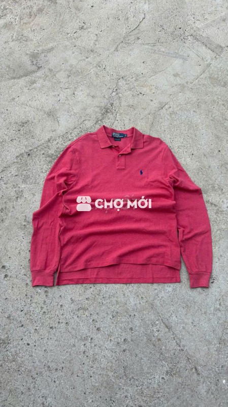 Polo Shirt RL Long Sleeve, Size L, Ngang 55