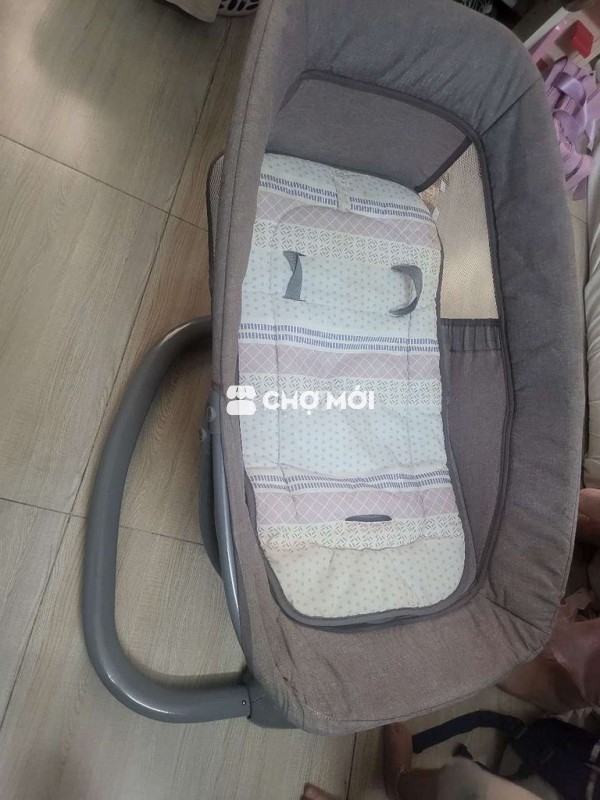 Nôi điện Mastela Xám