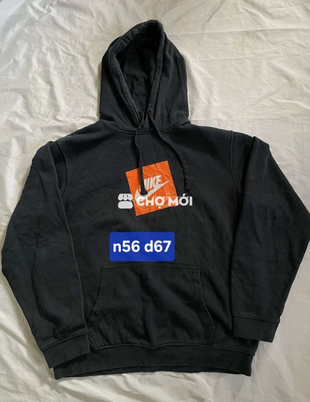 Áo hoodie Nike Unisex size M Đen