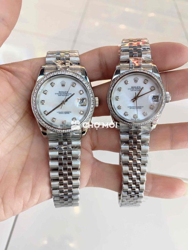 Đồng hồ Rl mặt mop cả cặp cho ae tặng vợ