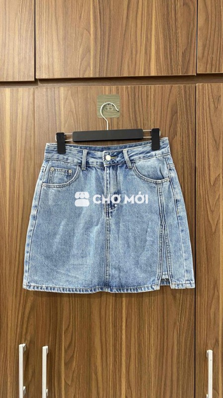 Chân váy Jean nữ chữ A