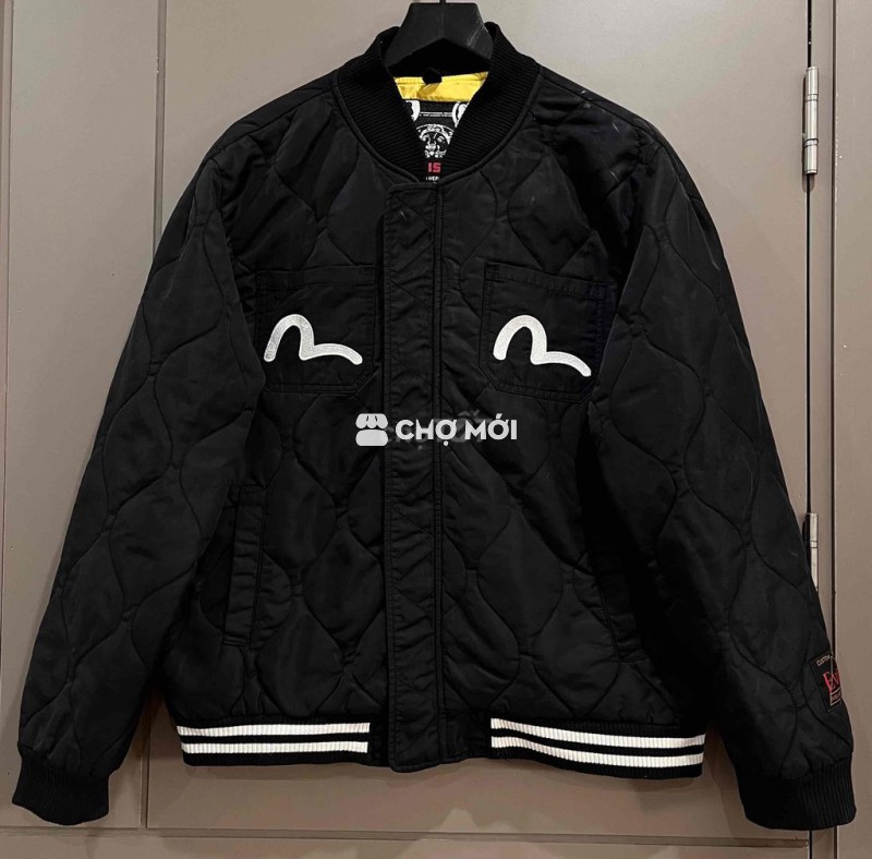 ÁO KHOÁC BOMBER EVISU KURO