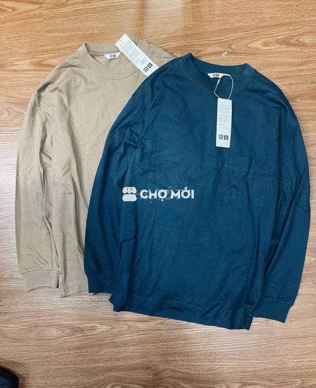 Áo thun dài tay Uniqlo Nam Cotton
