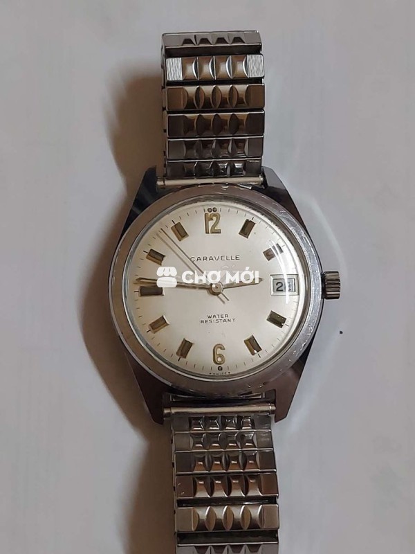 Đồng hồ Caravelle Nam 34mm Bạc