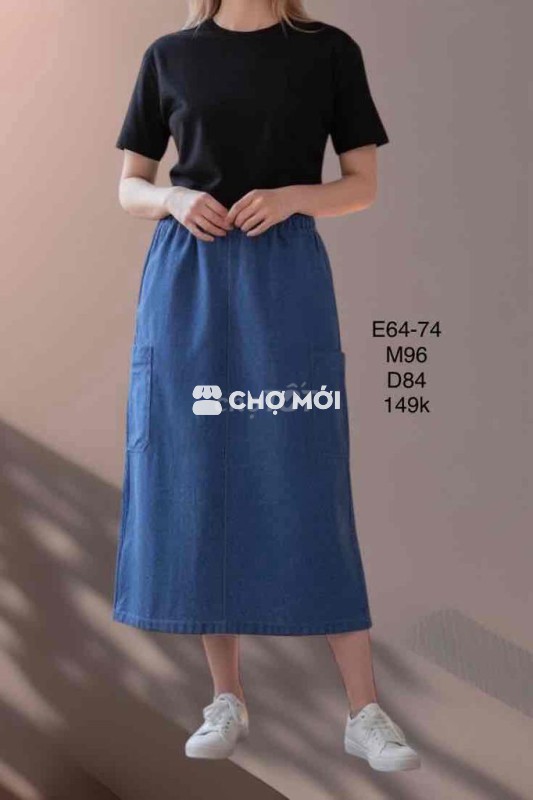 Chân váy jean