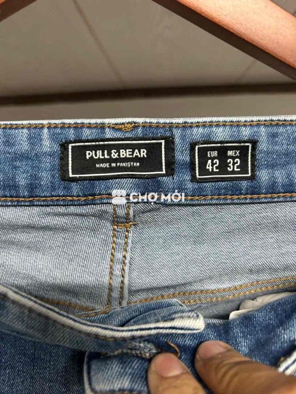 Quần jean Pull&Bear nam Denim size 42