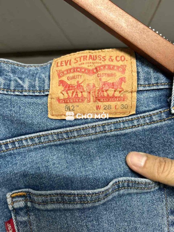Quần jean Levis 512 Nam Denim