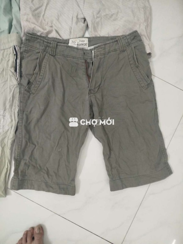 Quần short nam vải nhiều màu