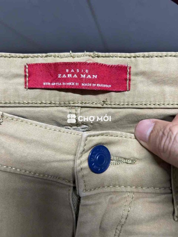 Quần jean nam Zara Cotton EUR 40