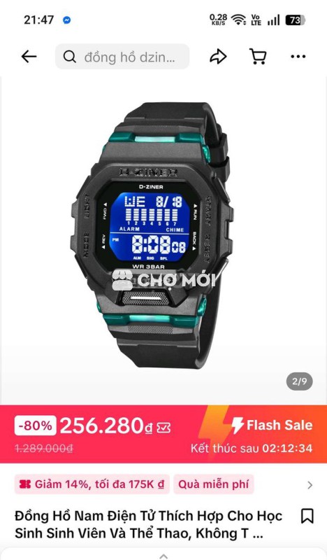 Đồng hồ thể thao nam giá mềm