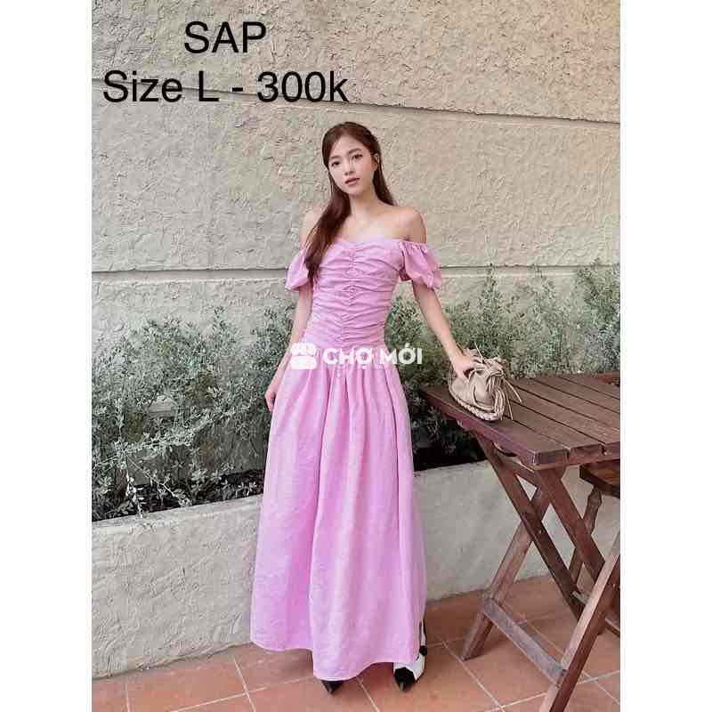 Đầm maxi Nữ vải mềm mại size L