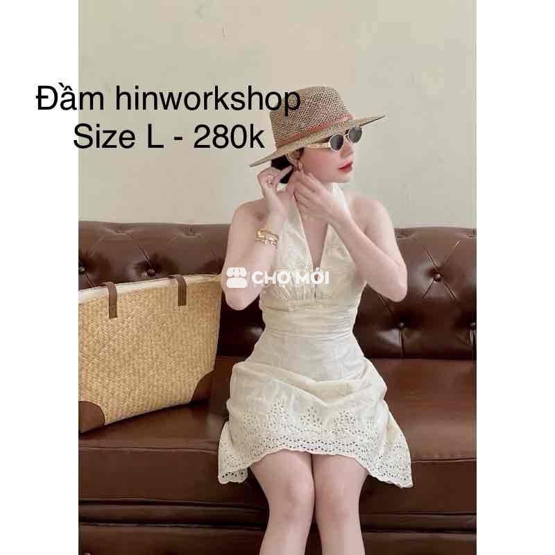 Đầm Nữ hìn workshop Trắng size L