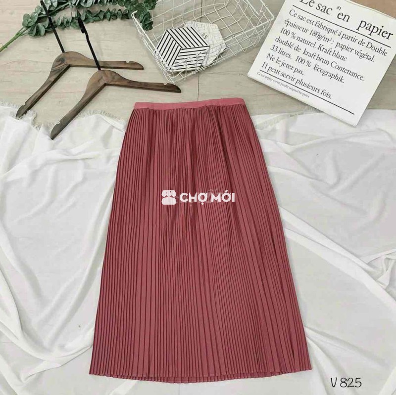 Chân váy nữ xếp ly Free size