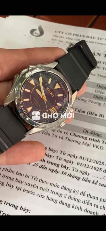 Đồng hồ Seiko Nam Xanh 38mm
