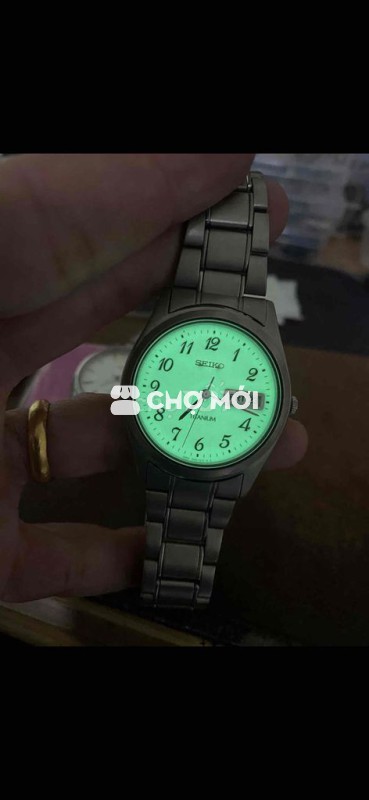 đồng hồ #sey-ko ful titanium mặt dạ quang