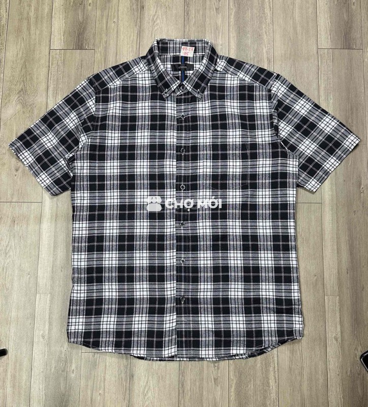 Áo sơ mi Steelo nam kẻ caro XL