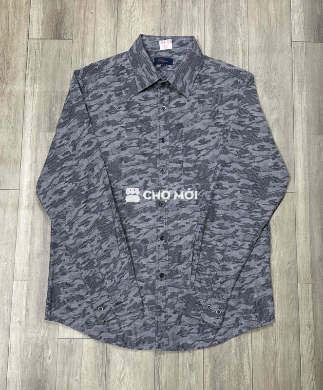 Áo sơ mi Elspia Nam Xám XL Mới
