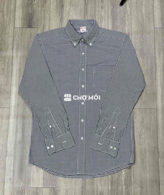 Áo sơ mi Uniqlo kẻ caro nam size S