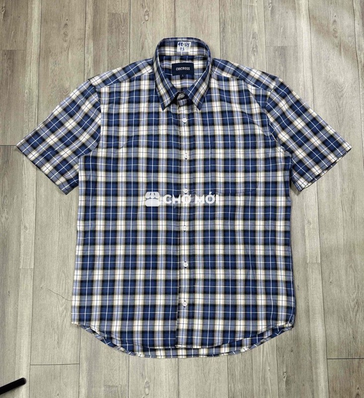 Áo sơ mi nam Cricross kẻ caro size L