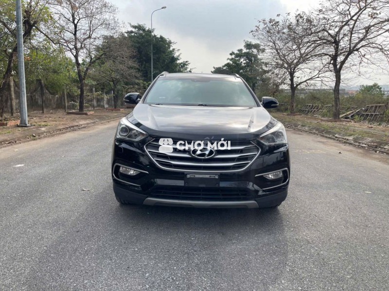 Hyundai Santa Fe 2018 Full dầu 68000 km Đen