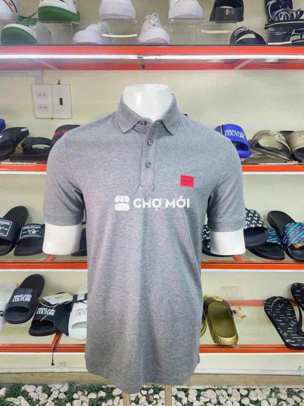 Áo polo Boss nam xám size M, L