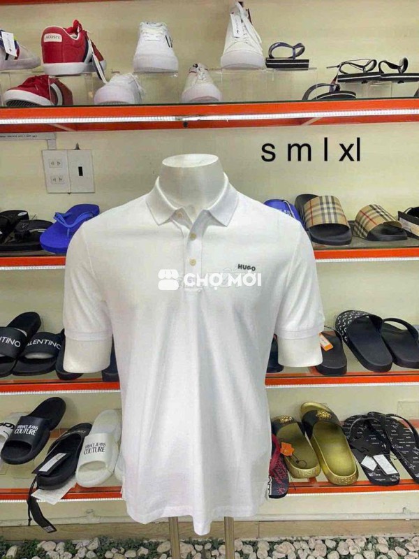 Áo Polo Boss Nam Trắng size L