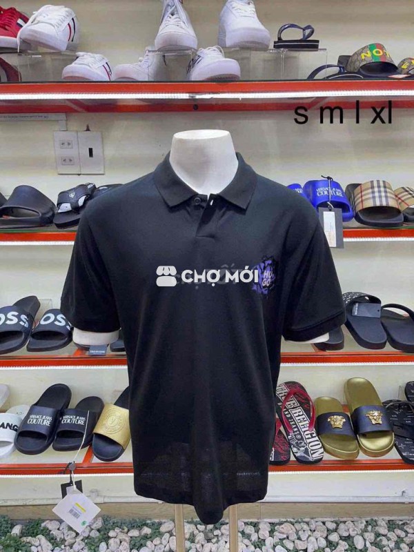 Áo Polo Boss Nam Đen Đủ size