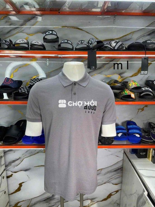 Áo Polo Hugo Boss Nam Xám