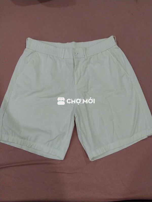 Quần đùi nam trắng size 31-34