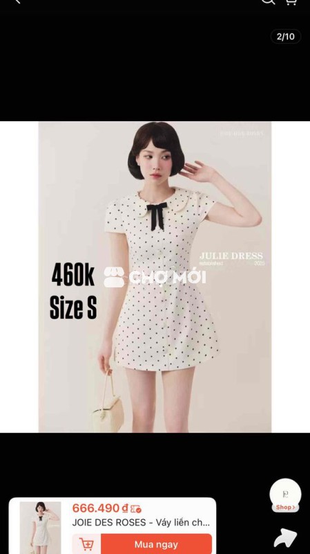 Váy liền Joie Des Roses Nữ size S