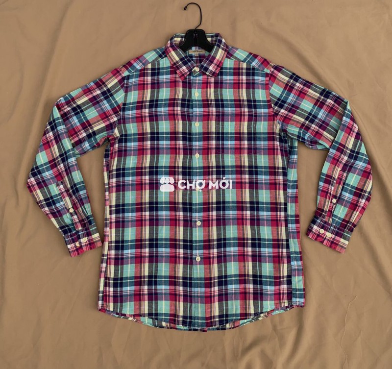 🔔Áo Sơmi UNIQLO-sz 2XL 77-84kg - linen - FREE SHIP