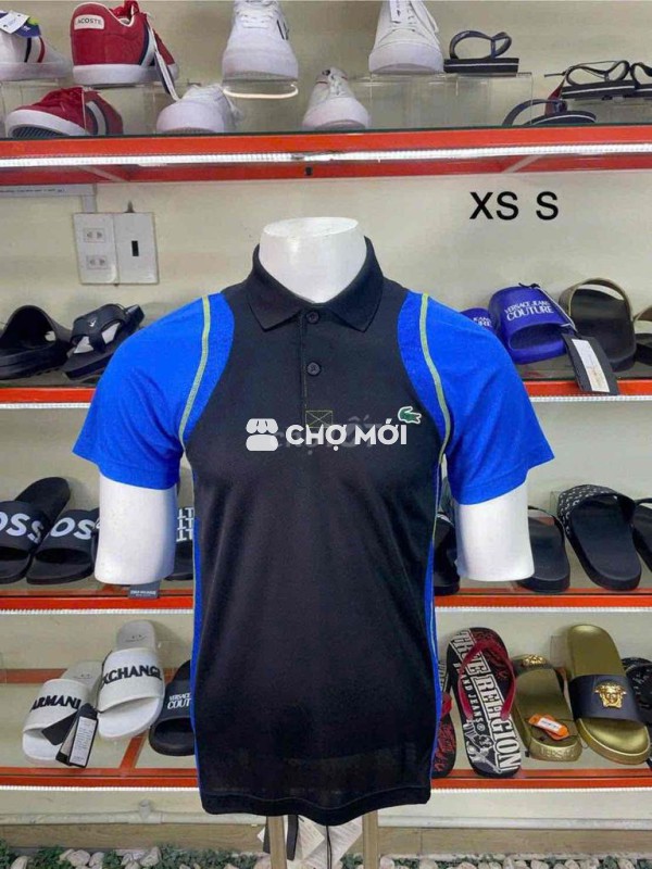Áo Polo Lacoste Nam Đen xanh xs