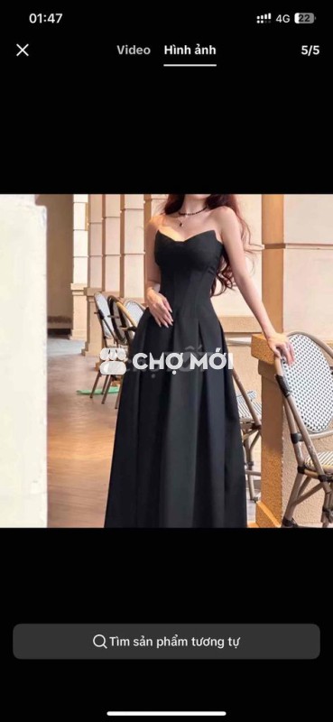 Đầm dự tiệc nữ Corset cúp xòe