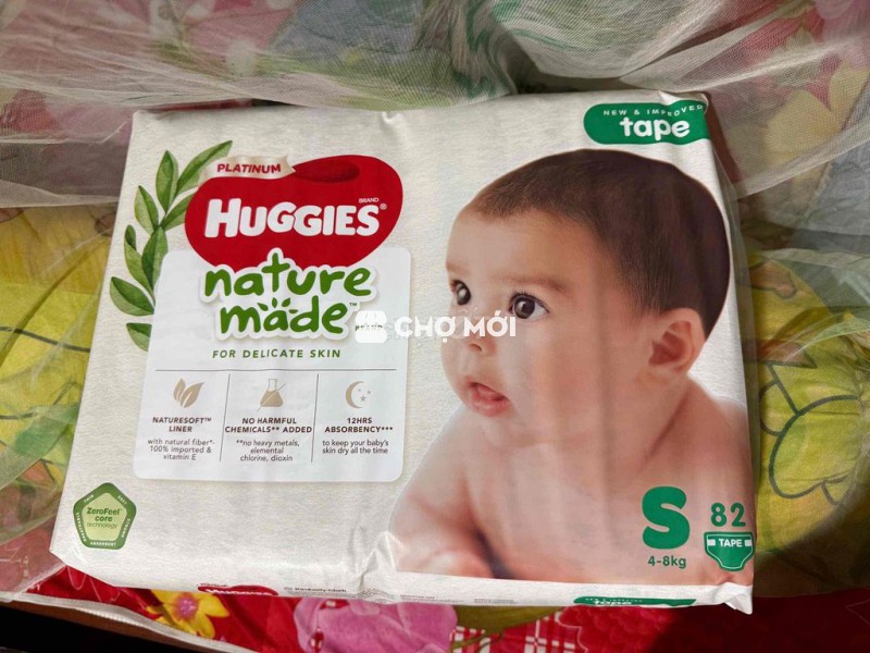 Tã dán Huggies Nature Made Platinum S