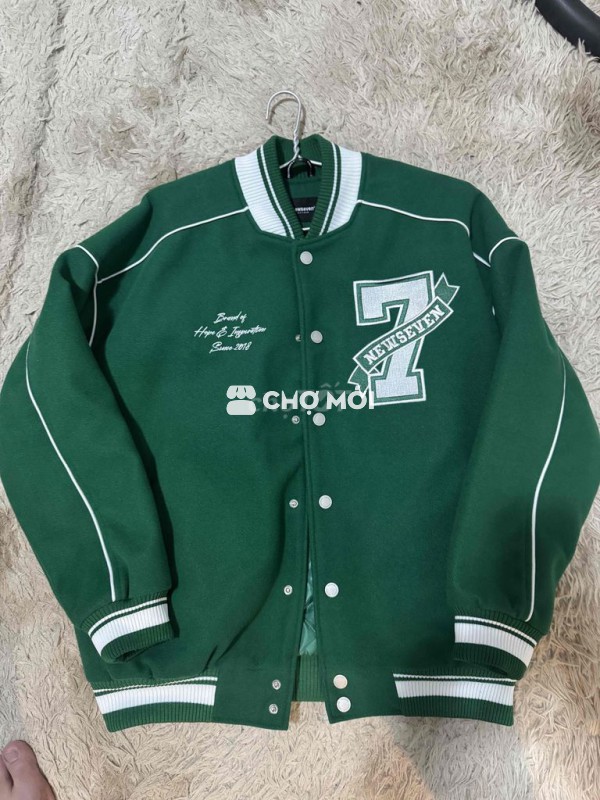 Áo khoác varsity Newseven nam size L