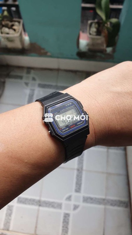 Đồng hồ Casio F-91W Đen