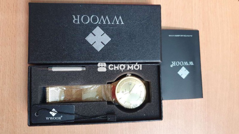 Đồng hồ đeo tay WWOOR Nam Vàng