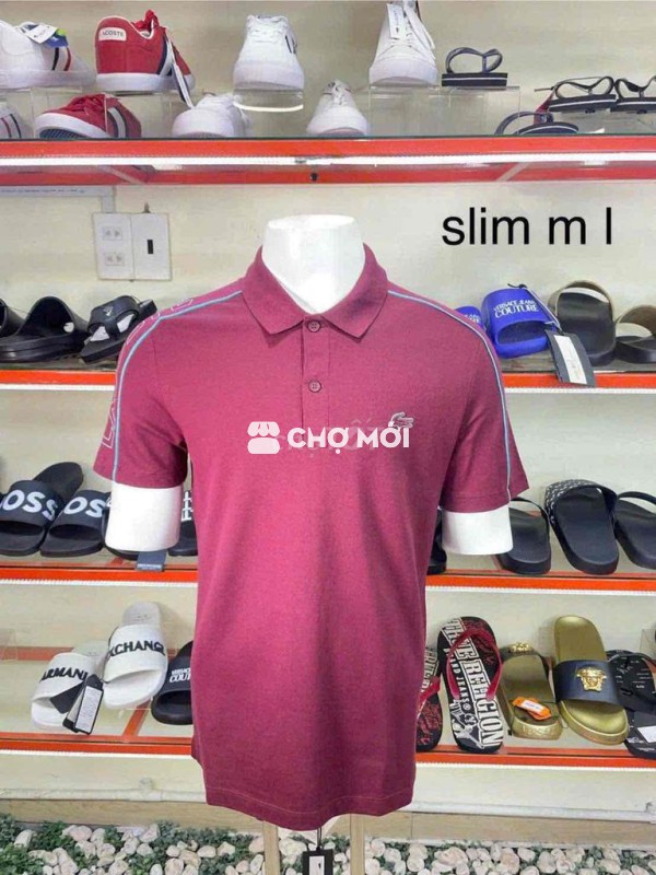 Áo Polo Lacoste Nam Đỏ rượu vang