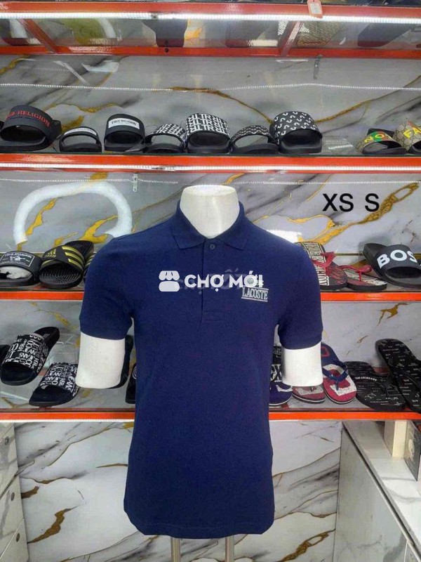 Áo Polo Lacoste Nam Xanh navy cá sấu