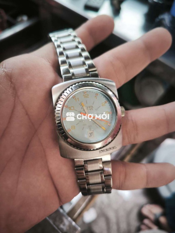 Đồng hồ Diesel Tank Nam Thép không gỉ Mới