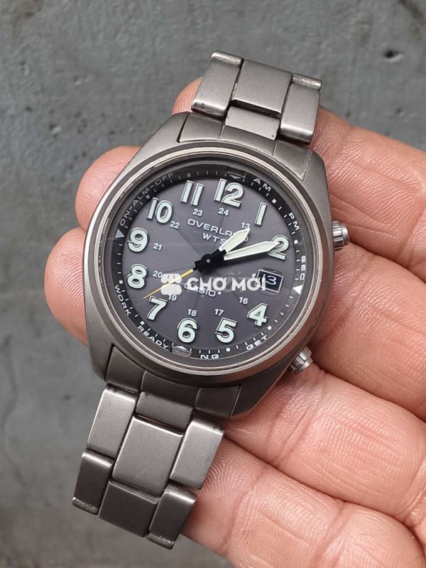 Đồng hồ Casio Overland Nam Titanium
